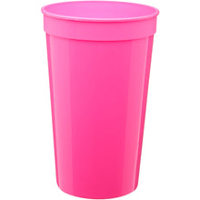 Load image into Gallery viewer, 22 oz Plastic Stadium Cup #ASC22 2 Color Imprint Min 12