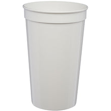 Load image into Gallery viewer, 22 oz Plastic Stadium Cup #ASC22 1 Color Imprint Min 12