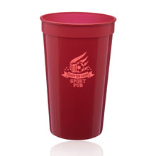 Load image into Gallery viewer, 22 oz Plastic Stadium Cup #ASC22 Min 12