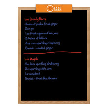 Load image into Gallery viewer, Wall Oak Frame Wet-Erase Board with Header - 36"w x 48"h #WEFWH3648 Min 1