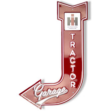 Load image into Gallery viewer, Custom Embossed Metal J Arrow Sign #5012-JAS Min 100