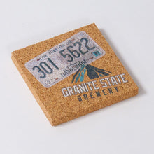 Load image into Gallery viewer, 4"x 4" Solid Cork Coaster - Square #CSTCSQ Min 1