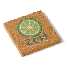 Load image into Gallery viewer, 4"x 4" Solid Cork Coaster - Square #CSTCSQ Min 1