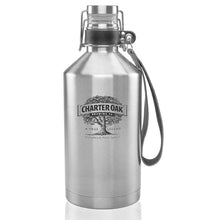 Load image into Gallery viewer, 64 oz Canteen Stainless Steel Beer Growlers #ABM34 2 Color Imprint Min 12