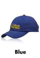 Load image into Gallery viewer, 6 Panel Unconstructed Brushed Cotton Caps #ACAP02 Embroidery Min 12