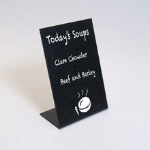 Load image into Gallery viewer, 6 x 9 Countertop Chalkboard Sign #BSCH69 Min 1
