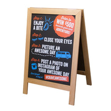 Load image into Gallery viewer, A-Frame Sidewalk Chalkboard #AFCS2436 Min 1