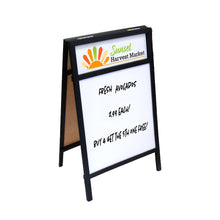 Load image into Gallery viewer, A-Frame Wet Erase Board with Header Inserts #AFWEIN2442 Min 1