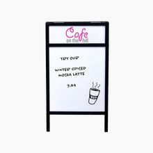 Load image into Gallery viewer, A-Frame Wet Erase Board with Header Inserts #AFWEIN2442 Min 1