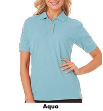 Load image into Gallery viewer, Blue Generation Ladies Short Sleeve Polo Shirt #ABGEN6204 2 Color Min 12