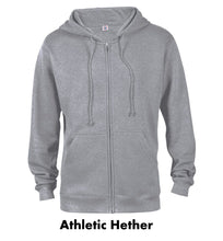 Load image into Gallery viewer, Adult Unisex Heavyweight Fleece Zip Hoodie Sweatshirt #A99300 1 Color Imprint Min 12