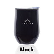 Load image into Gallery viewer, 12 oz. Shelby Stemless Wine Glass with lid #ASW47 Color- 2 Color Imprint Min 12