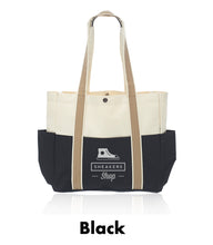 Load image into Gallery viewer, Dual Color Shoulder Tote Bags #ATOT29 1 Color Imprint Min 12