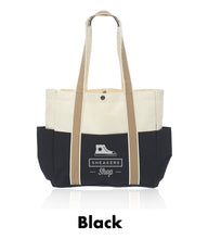 Load image into Gallery viewer, Dual Color Shoulder Tote Bags #ATOT29 2 Color Imprint Min 12