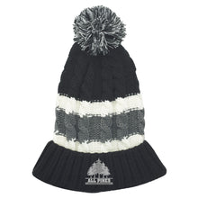 Load image into Gallery viewer, Swiss Knitted Pom Pom Beanies #ABNY001 Embroidered Min 12
