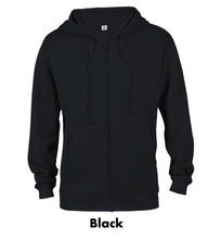 Load image into Gallery viewer, Adult Unisex Heavyweight Fleece Zip Hoodie Sweatshirt #A99300 2 Color Imprint Min 12