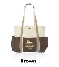 Load image into Gallery viewer, Dual Color Shoulder Tote Bags #ATOT29 2 Color Imprint Min 12