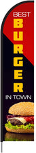 Load image into Gallery viewer, Burger Feather Flag Kit 15' Feet Feather Flag Sign Outdoor Banner #BBT1-EVSS15 Min 1
