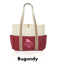 Load image into Gallery viewer, Dual Color Shoulder Tote Bags #ATOT29 1 Color Imprint Min 12