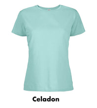 Load image into Gallery viewer, Delta Apparel Ladies 30/1's Soft Spun Tee #A12500L BP Unlimited, Colors Min 12