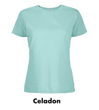 Load image into Gallery viewer, Delta Apparel Ladies 30/1's Soft Spun Tee #A12500L 2 Color, Colors Min 12
