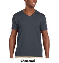 Load image into Gallery viewer, Gildan Adult Softstyle V-Neck T-Shirts #2118-553232816 Color - 2 Color Imprint Min 12