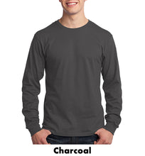 Load image into Gallery viewer, Personalized Port & Company++ Long Sleeve Cotton T-Shirt #APC54LS 2 Color, Colors Min 12