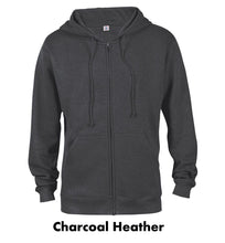 Load image into Gallery viewer, Adult Unisex Heavyweight Fleece Zip Hoodie Sweatshirt #A99300 1 Color Imprint Min 12