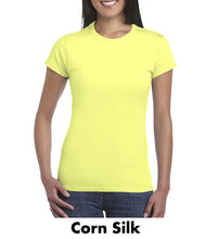 Load image into Gallery viewer, Ladies 4.5 oz 100% Cotton Preshrunk Tee #A64000L BP Unlimited, Colors Min 12
