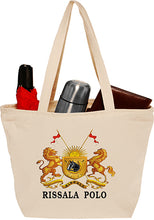 Load image into Gallery viewer, Cotton Canvas Totes with Zipper Closure #ATOT220 1 Color Imprint Min 12