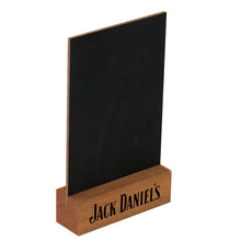 Load image into Gallery viewer, Countertop 2-Sided Chalkboard with Wood Base - 8.5w x 11h #DWCB302 Min 1