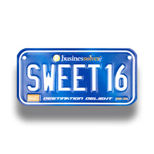 Load image into Gallery viewer, Custom Embossed Bicycle License Plate - 3"x6" (4 Color Process) #BP-4C Process Bike Plates 3" x 6" Min 250