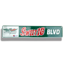 Load image into Gallery viewer, Custom Embossed Street Sign - 5"x24" (4 Color Process) #STR-4C Process Street Signs 5" x 24" Min 100