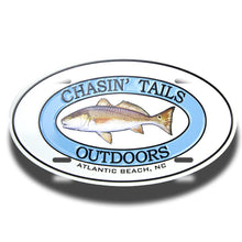 Load image into Gallery viewer, Oval Custom Embossed Auto License Plate (7"x12") 4 color process #OV-4C Process Oval Plates 7": x 12' Min 100