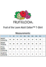 Load image into Gallery viewer, Fruit of the Loom White Full Color T-Shirt #A3931WFC 2 Color Min 12