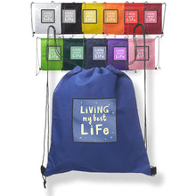 Load image into Gallery viewer, Non-Woven Drawstring Backpacks #ATOT12 2 Color Imprint Min 12