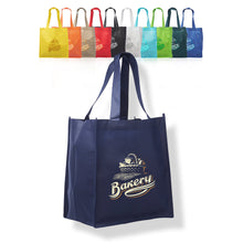Load image into Gallery viewer, Value Non-woven Grocery Tote Bags #ATOT127 Color- BP Unlimited Imprint Min 12