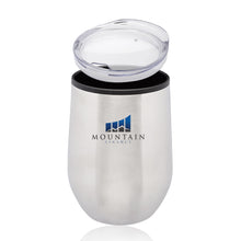 Load image into Gallery viewer, 12 oz. Shelby Stemless Wine Glass with lid #ASW47 Color- 2 Color Imprint Min 12