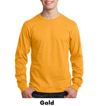 Load image into Gallery viewer, Personalized Port & Company++ Long Sleeve Cotton T-Shirt #APC54LS 2 Color, Colors Min 12