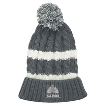 Load image into Gallery viewer, Swiss Knitted Pom Pom Beanies #ABNY001 Embroidered Min 12