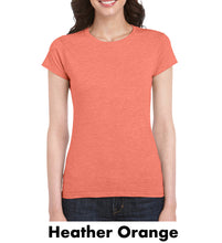 Load image into Gallery viewer, Ladies 4.5 oz 100% Cotton Preshrunk Tee #A64000L 2 Color, Colors Min 12