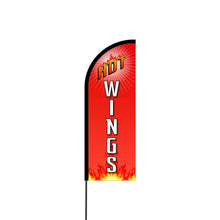 Load image into Gallery viewer, Hot Wings Flag Kit 14' Feet Feather Flag Sign Outdoor Banner #2O-E3ZG-7WHX Min 1