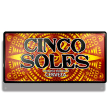 Load image into Gallery viewer, Large Custom Embossed Metal Parking Sign - 12"x24" (4 Color Process) #PX-4C Min 100