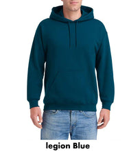 Load image into Gallery viewer, Gildan Adult Hooded Sweatshirt #A18500 2 Color, Colors Min 12