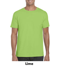 Load image into Gallery viewer, Gildan SoftStyle Adult T-Shirt #AG64000 Color - 2 Color Imprint Min 12
