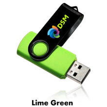 Load image into Gallery viewer, 8 GB Swivel USB Drive #AUSB0028GB 1 Color Imprint Min 12