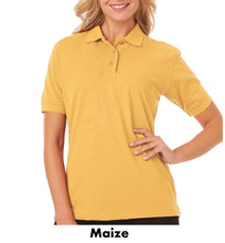 Load image into Gallery viewer, Blue Generation Ladies Short Sleeve Polo Shirt #ABGEN6204 2 Color Min 12