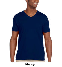 Load image into Gallery viewer, Gildan Adult Softstyle V-Neck T-Shirts #2118-553232816 Color - 2 Color Imprint Min 12