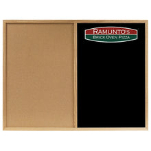 Load image into Gallery viewer, Oak Frame Combination Board - 48"x 36" #COMBO3648 Min 1