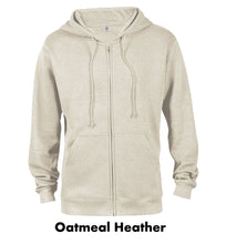 Load image into Gallery viewer, Adult Unisex Heavyweight Fleece Zip Hoodie Sweatshirt #A99300 1 Color Imprint Min 12